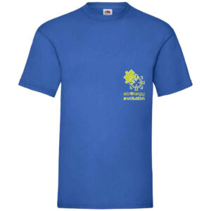 2025 Cotton T-Shirt in Royal Blue