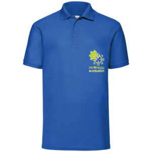 2025 Polycotton Polo Shirt in Royal Blue