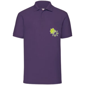 2026 Polycotton Polo Shirt in Purple