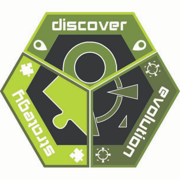 Strategy, Evolution & Discover Trio Badge