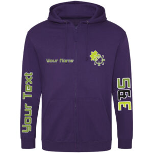 2026 Zipped Hoodie in Purple