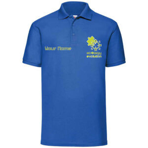 2025 Polycotton Polo Shirt in Royal Blue