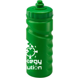 Green Finger Grip Sports Bottle