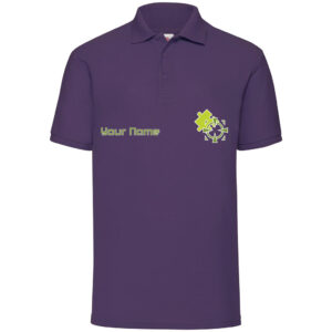 2026 Polycotton Polo Shirt in Purple